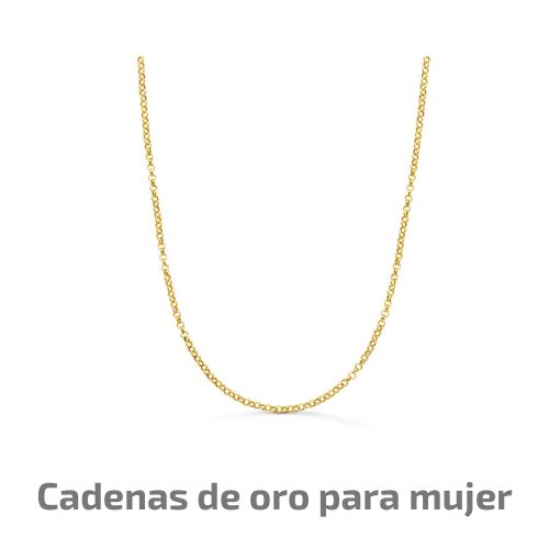 Cadenas de oro para mujer